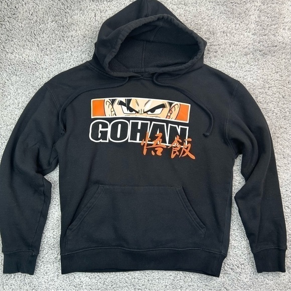 DragonballZ Sweatshirt Mens Small Hoodie Hot Topic Toei Animation Cartoon Gohan - Picture 1 of 3